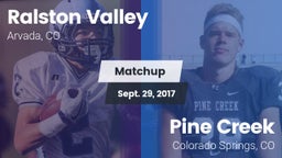 Matchup: Ralston Valley High vs. Pine Creek  2017