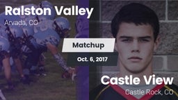 Matchup: Ralston Valley High vs. Castle View  2017