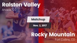 Matchup: Ralston Valley High vs. Rocky Mountain  2017