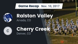 Recap: Ralston Valley  vs. Cherry Creek  2017