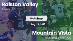 Matchup: Ralston Valley High vs. Mountain Vista  2018