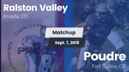 Matchup: Ralston Valley High vs. Poudre  2018