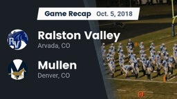 Recap: Ralston Valley  vs. Mullen  2018