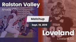 Matchup: Ralston Valley High vs. Loveland  2019