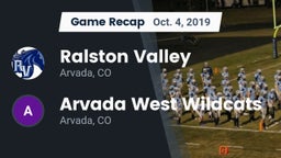 Recap: Ralston Valley  vs. Arvada West Wildcats 2019