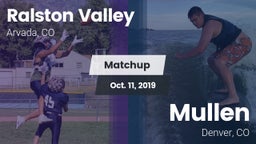 Matchup: Ralston Valley High vs. Mullen  2019