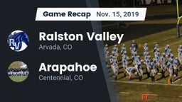 Recap: Ralston Valley  vs. Arapahoe  2019