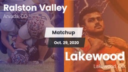 Matchup: Ralston Valley High vs. Lakewood  2020