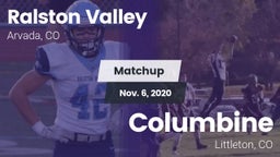 Matchup: Ralston Valley High vs. Columbine  2020