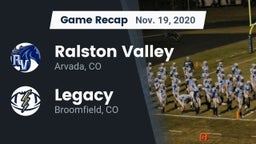 Recap: Ralston Valley  vs. Legacy   2020