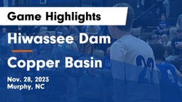 Hiwassee Dam  vs Copper Basin Game Highlights - Nov. 28, 2023