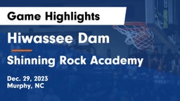 Hiwassee Dam  vs Shinning Rock Academy Game Highlights - Dec. 29, 2023