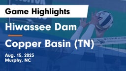 Hiwassee Dam  vs Copper Basin (TN) Game Highlights - Aug. 15, 2023