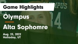 Olympus  vs Alta Sophomre Game Highlights - Aug. 23, 2022