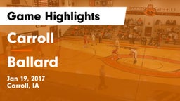 Carroll  vs Ballard  Game Highlights - Jan 19, 2017
