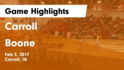 Carroll  vs Boone  Game Highlights - Feb 3, 2017