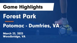 Forest Park  vs Potomac  - Dumfries, VA Game Highlights - March 23, 2023