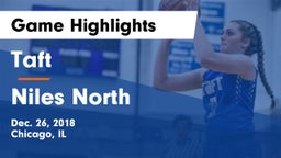 Taft  vs Niles North  Game Highlights - Dec. 26, 2018