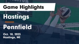 Hastings  vs Pennfield  Game Highlights - Oct. 18, 2023