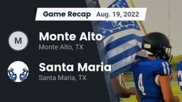 Recap: Monte Alto  vs. Santa Maria  2022