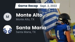Recap: Monte Alto  vs. Santa Maria  2022