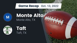 Recap: Monte Alto  vs. Taft  2022