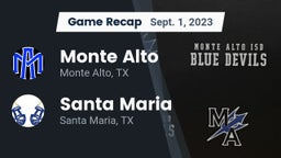 Recap: Monte Alto  vs. Santa Maria  2023