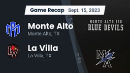 Recap: Monte Alto  vs. La Villa  2023