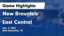 New Braunfels  vs East Central  Game Highlights - Feb. 9, 2022