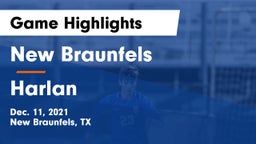 New Braunfels  vs Harlan  Game Highlights - Dec. 11, 2021