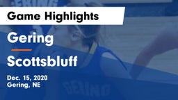Gering  vs Scottsbluff  Game Highlights - Dec. 15, 2020