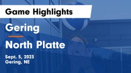 Gering  vs North Platte  Game Highlights - Sept. 5, 2023
