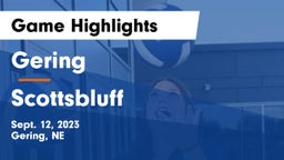 Gering  vs Scottsbluff  Game Highlights - Sept. 12, 2023