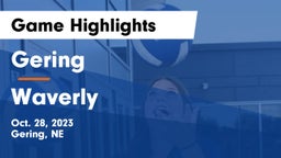 Gering  vs Waverly  Game Highlights - Oct. 28, 2023