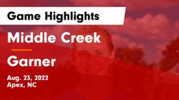 Middle Creek  vs Garner  Game Highlights - Aug. 23, 2022