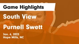 South View  vs Purnell Swett Game Highlights - Jan. 6, 2023