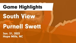 South View  vs Purnell Swett Game Highlights - Jan. 31, 2023