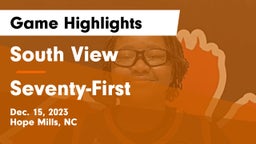 South View 	 vs Seventy-First  Game Highlights - Dec. 15, 2023