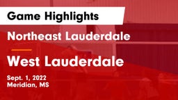 Northeast Lauderdale  vs West Lauderdale  Game Highlights - Sept. 1, 2022