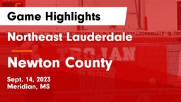 Northeast Lauderdale  vs Newton County Game Highlights - Sept. 14, 2023
