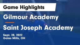 Gilmour Academy  vs Saint Joseph Academy Game Highlights - Sept. 28, 2022