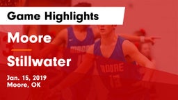 Moore  vs Stillwater  Game Highlights - Jan. 15, 2019