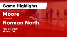 Moore  vs Norman North  Game Highlights - Jan. 21, 2020