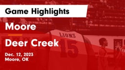 Moore  vs Deer Creek  Game Highlights - Dec. 12, 2023