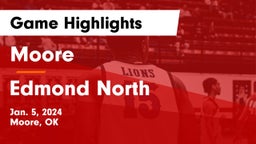 Moore  vs Edmond North  Game Highlights - Jan. 5, 2024