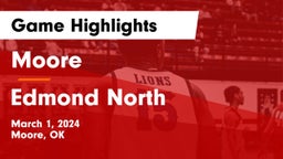 Moore  vs Edmond North  Game Highlights - March 1, 2024