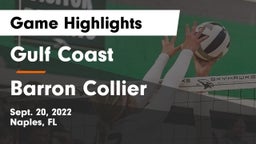 Gulf Coast  vs Barron Collier Game Highlights - Sept. 20, 2022