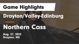 Drayton/Valley-Edinburg  vs Northern Cass  Game Highlights - Aug. 27, 2022