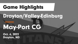 Drayton/Valley-Edinburg  vs May-Port CG  Game Highlights - Oct. 6, 2022