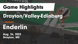 Drayton/Valley-Edinburg  vs Enderlin  Game Highlights - Aug. 26, 2023